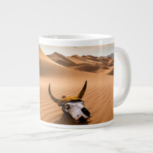 Deserts Cow Skull Rippled Sand Dunes Jumbo-Tasse