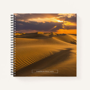 Deserts Landscape of Sand Dunes Notizbuch