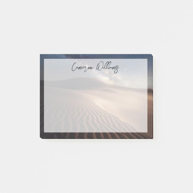 Deserts | Ordos City Mongolia China Post-it Klebezettel (Vorderseite)