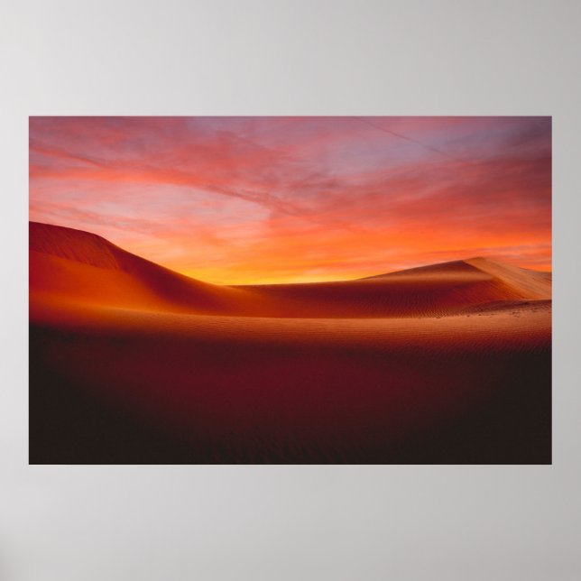 Deserts Rolling Desert Landscape Poster (Vorne)