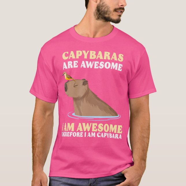 Deshalb bin ich Capybara T-Shirt (Vorderseite)
