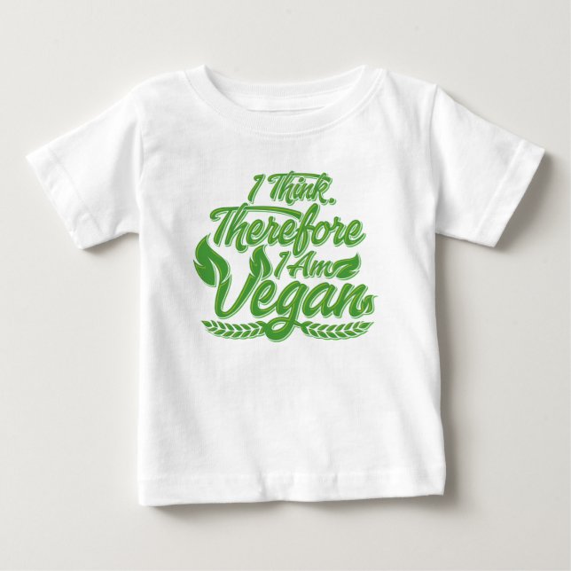 Deshalb bin ich Vegan Baby T-shirt (Vorderseite)