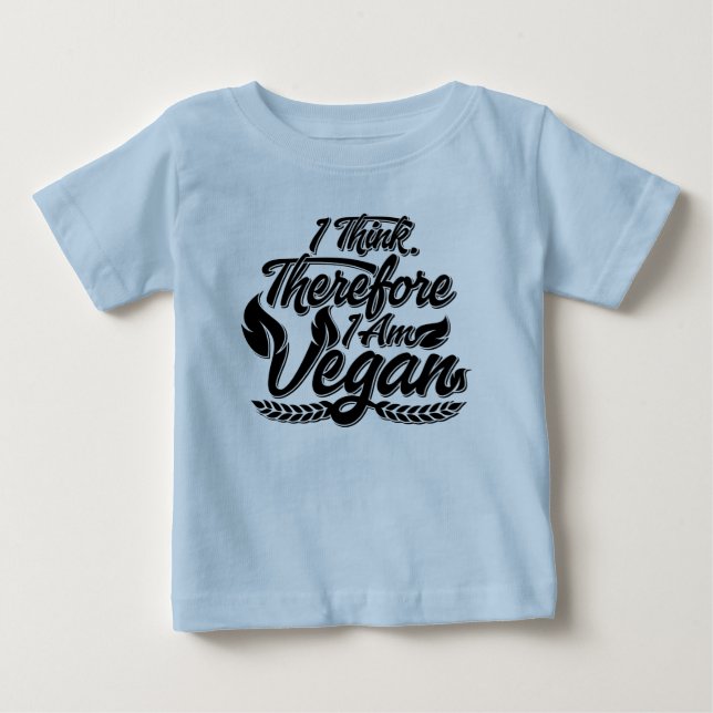 Deshalb bin ich Vegan Baby T-shirt (Vorderseite)