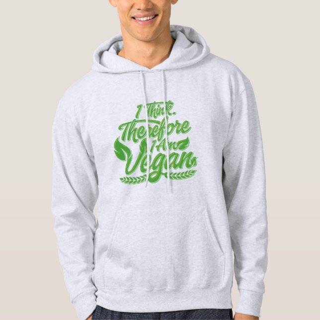 Deshalb bin ich Vegan Hoodie (Vorderseite)