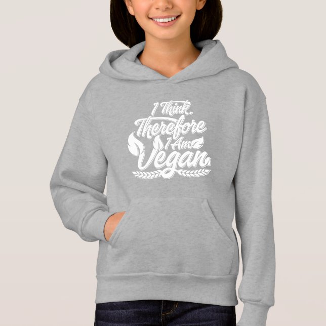 Deshalb bin ich Vegan Hoodie (Vorderseite)