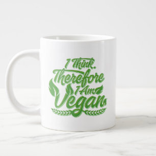 Deshalb bin ich Vegan Jumbo-Tasse