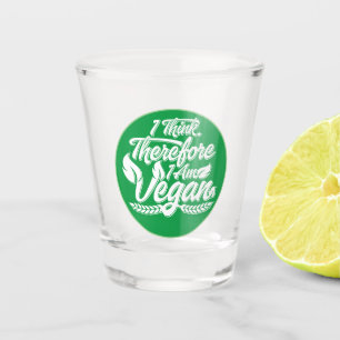 Deshalb bin ich Vegan Schnapsglas