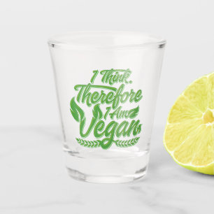 Deshalb bin ich Vegan Schnapsglas