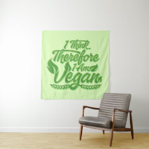 Deshalb bin ich Vegan Wandteppich