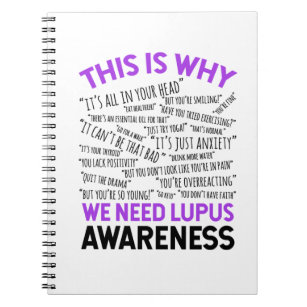 Deshalb brauchen wir Lupus-Bewusstsein Notizblock