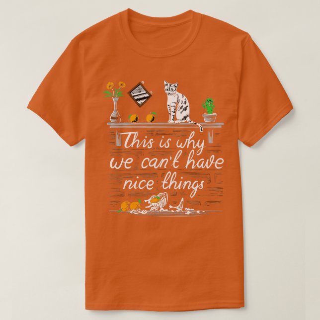 Deshalb können wir keine schönen Dinge haben, die  T-Shirt (Design vorne)