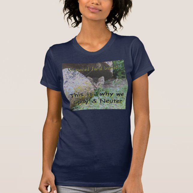 Deshalb Spay wir und neutralisieren T-Shirt (Vorderseite)