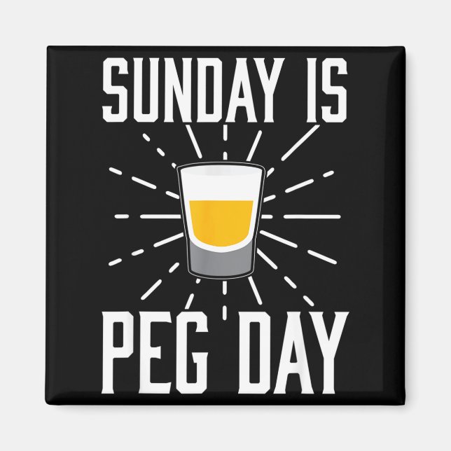 Desi Punjabi Funny Peg Day Sikh Quote Gift  Magnet (Vorne)