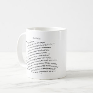 DESIDERATA CUSTOM-TASSE KAFFEETASSE