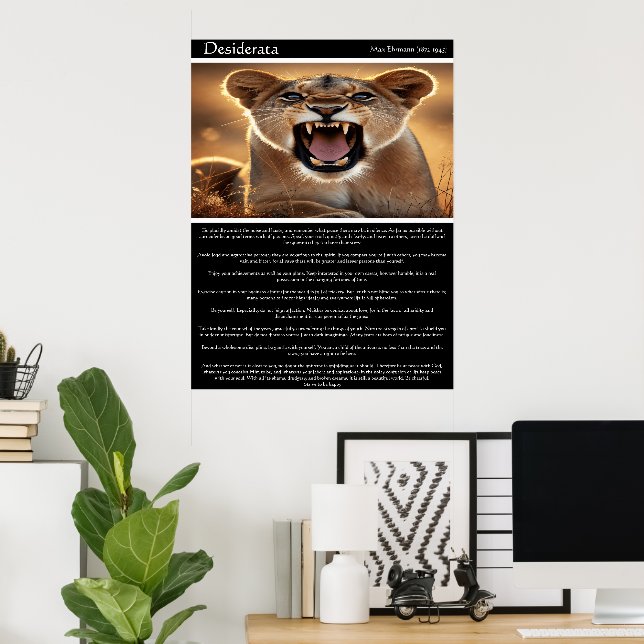 Desiderata: Die mächtige Lügnerin Poster (Heimbüro)