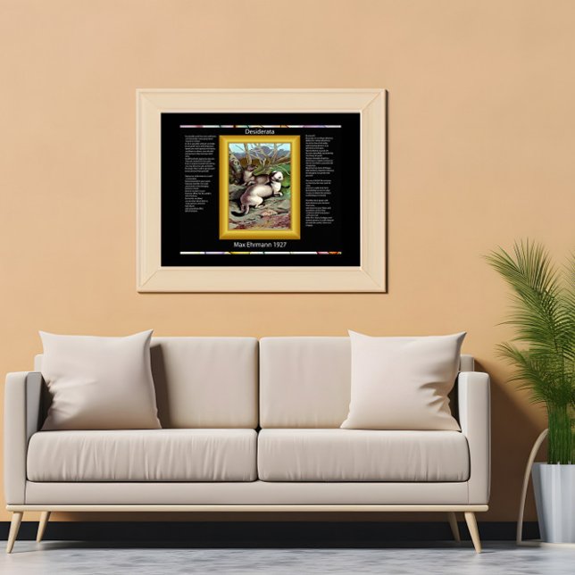 Desiderata Ermine Vintage Kunst Poster (Von Creator hochgeladen)