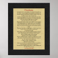 Desiderata für Linenleder-Look