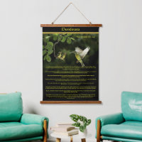 Desiderata Hummingbird füttre das Kind