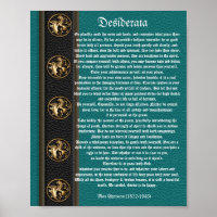 Desiderata Leder Look Messinglilie