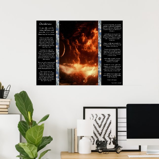 Desiderata Ocean Space Posters Poster (Heimbüro)