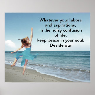 Desiderata Poster