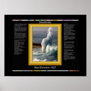 DESIDERATA Splash Posters Poster