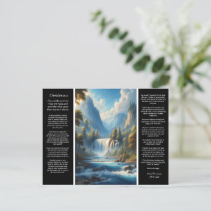 Desiderata Stille im Fluss Postkarte