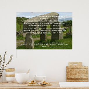 DESIDERATA Stone Posters