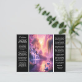 Desiderata Wasserfall: Eventide Cascade Haven Postkarte