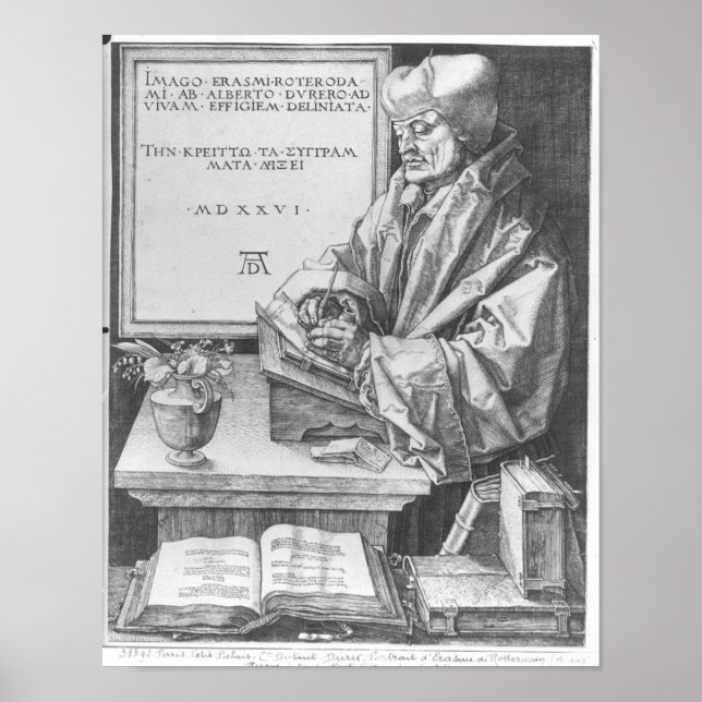 Desiderius Erasmus von Rotterdam, 1526 Poster (Vorne)