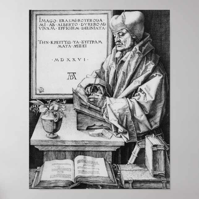 Desiderius Erasmus von Rotterdam, 1526 Poster (Vorne)