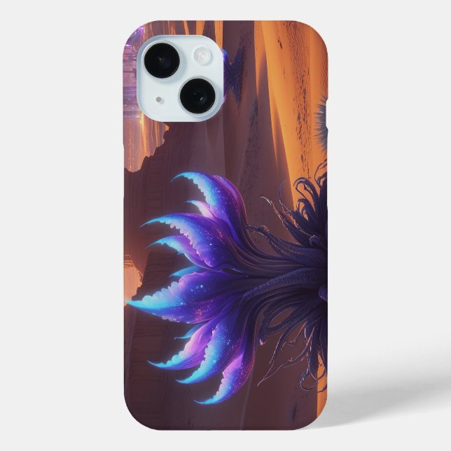 Desierto místico con ciudad futurista Case-Mate iPhone hülle (Rückseite)