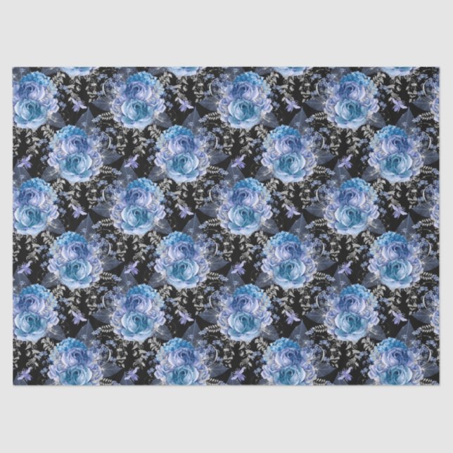 Design 16-Gewebe-Papiertücher der Serie Serenity B Seidenpapier (Vorderseite)