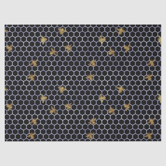 Design 17 Gewebe-Papier der Serie Serenity Bee Seidenpapier (Vorderseite)