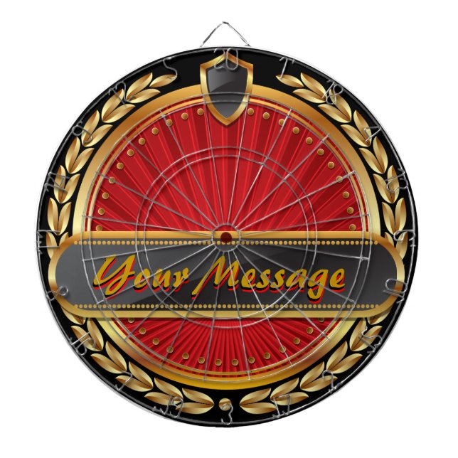 Design 1 Karte Dartscheibe (vorne)