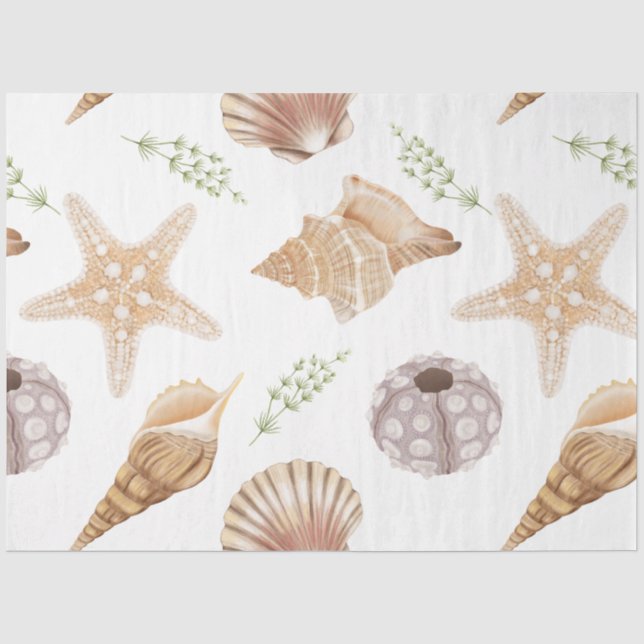 Design 28-Gewebe der maritimen Life-Serie Seidenpapier (Vorderseite)