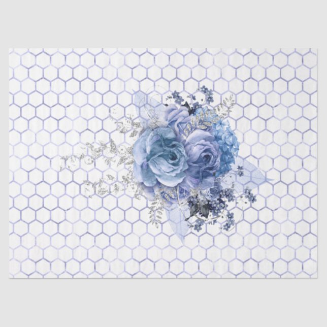 Design 31 Gewebe-Papier der Serie Serenity Bee Seidenpapier (Vorderseite)