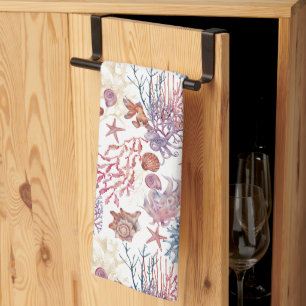 Design 3 der Unterwasserfarbe Geschirrtuch