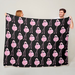 Design 3 Fleece Blanko Serie von zender Flamingo