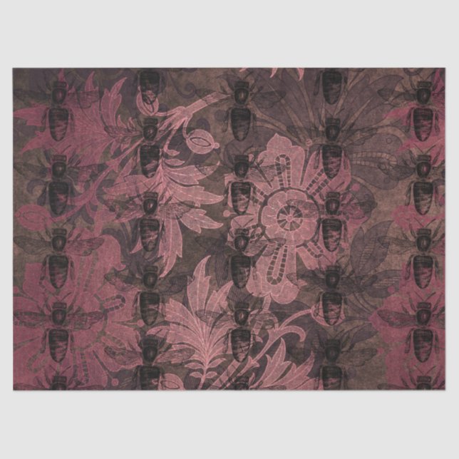 Design 54 der Queen Bee Series Seidenpapier (Vorderseite)