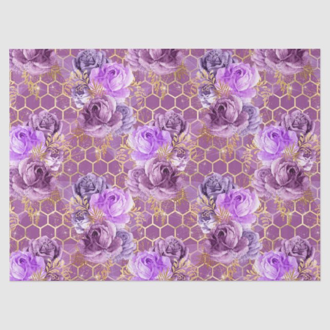 Design 6-Gewebe der Queen Bee Serie Seidenpapier (Vorderseite)