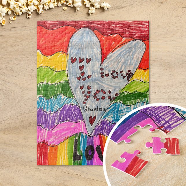 Design a Custom Puzzle with Your Child's Art (Créateur téléchargé)