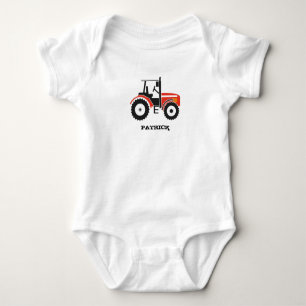 Design-Apparel für Red Tractor Baby Strampler