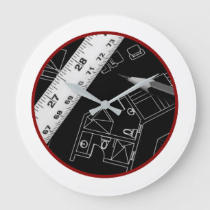 Design Architectural Moderne Horloge Décor Mur