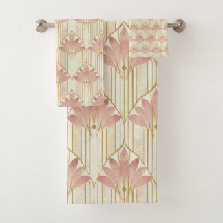 Design Art Déco en rose Dusty et or Rose