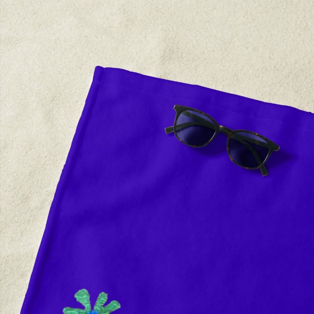 Design Art des Sunshine Floral Designs Strandtuch (Beispiel)