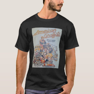Design Arts American Characters Graffitis Hand Dra T-Shirt