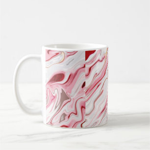 Design aus flüssigem Marmor, farbenfrohe Marmorver Kaffeetasse
