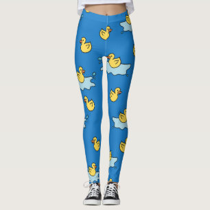 Design aus gelbem Gummihandy Leggings