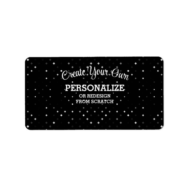 Design aus Scratch - Adressaufkleber (Vorne)